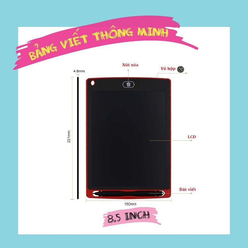 BẢNG VẼ TỰ XÓA 8.5INCH HỌC SINH