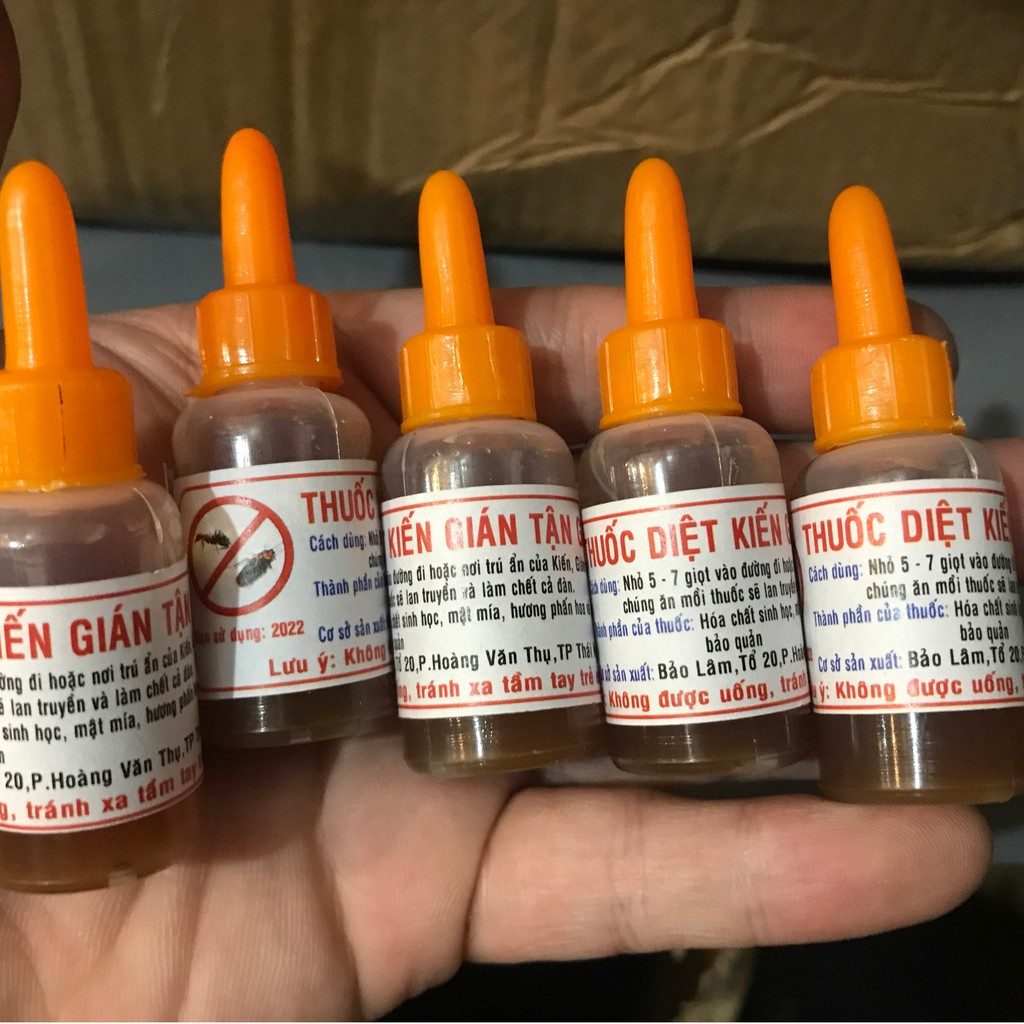 COMBO 5 LỌ THUỐC DIỆT KIẾN GIÁN SINH HỌC 2 COMBO 5 LỌ THUỐC DIỆT KIẾN GIÁN SINH HỌC - Ảnh 2