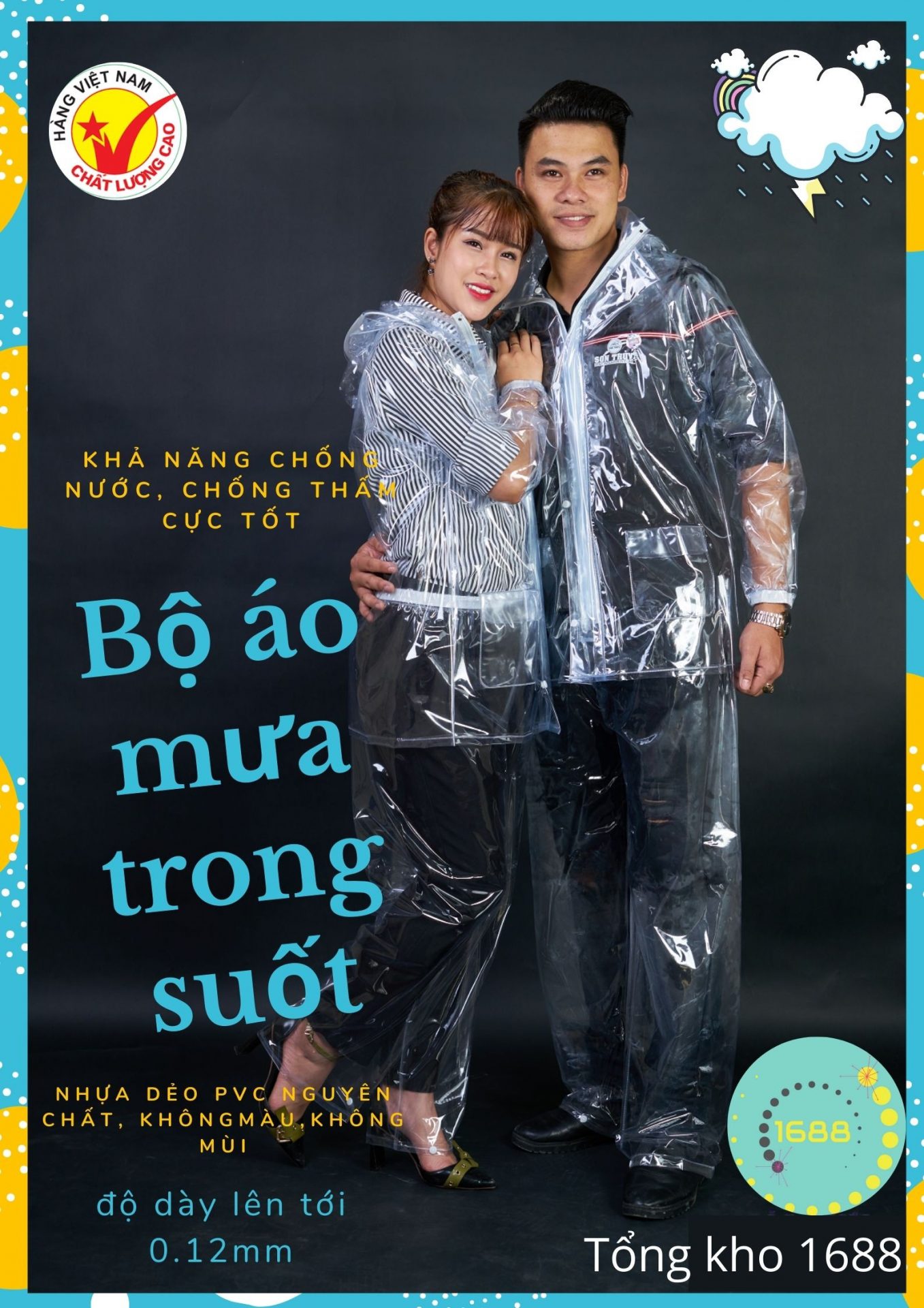ÁO MƯA BỘ TRONG SUỐT 2 ÁO MƯA BỘ TRONG SUỐT - Ảnh 2