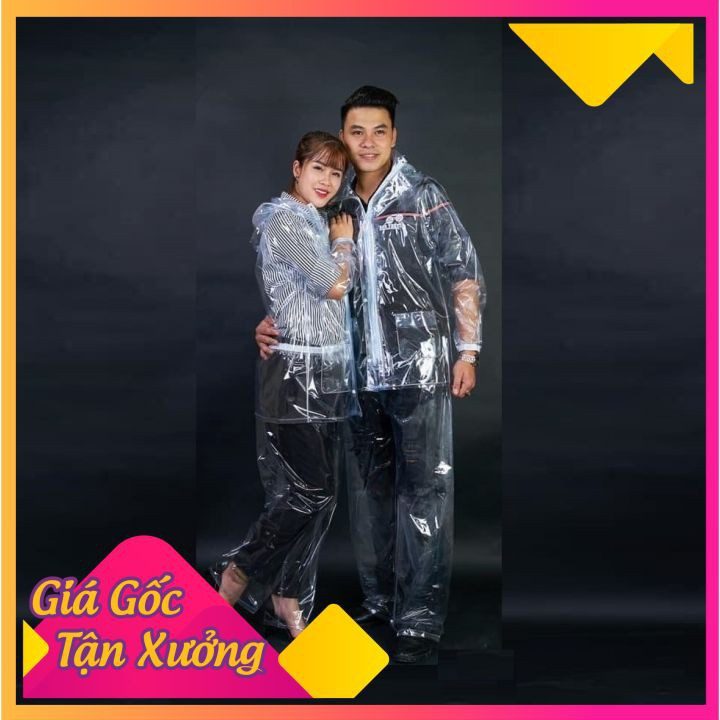 ÁO MƯA BỘ TRONG SUỐT