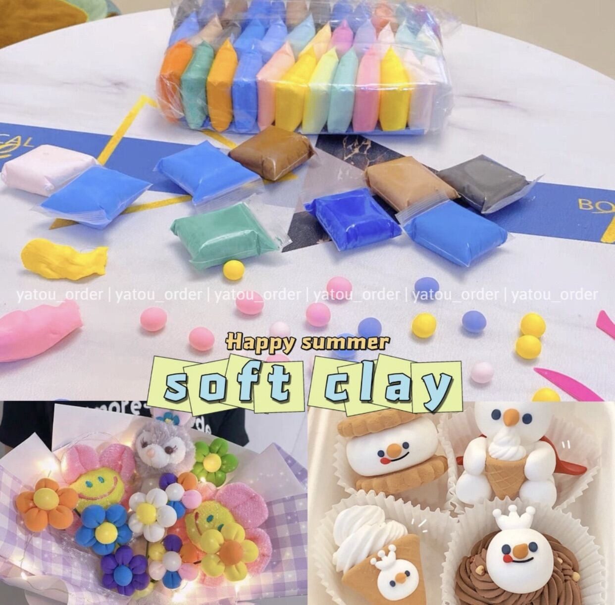 BỘ 12 MÀU ĐẤT NẶN TỰ KHÔ CHO BÉ 2 BỘ 12 MÀU ĐẤT NẶN TỰ KHÔ CHO BÉ - Ảnh 2