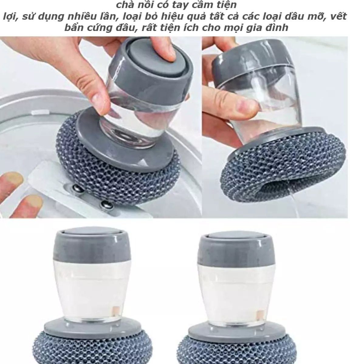 DỤNG CỤ CỌ RỬA XOONG NHẢ DẦU TIỆN DỤNG