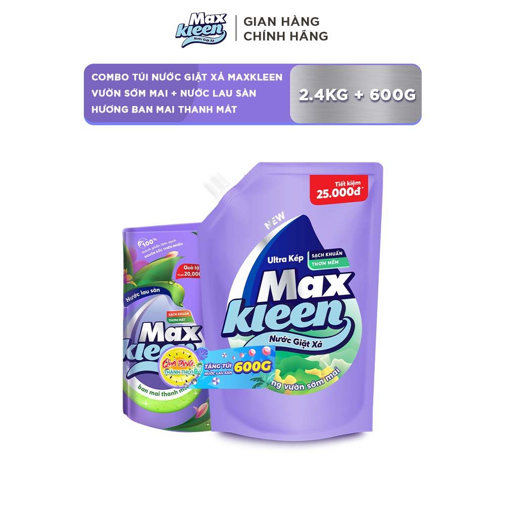 NƯỚC GIẶT XẢ MAXKLEEN 3.8KG 2 NƯỚC GIẶT XẢ MAXKLEEN 3.8KG - Ảnh 2
