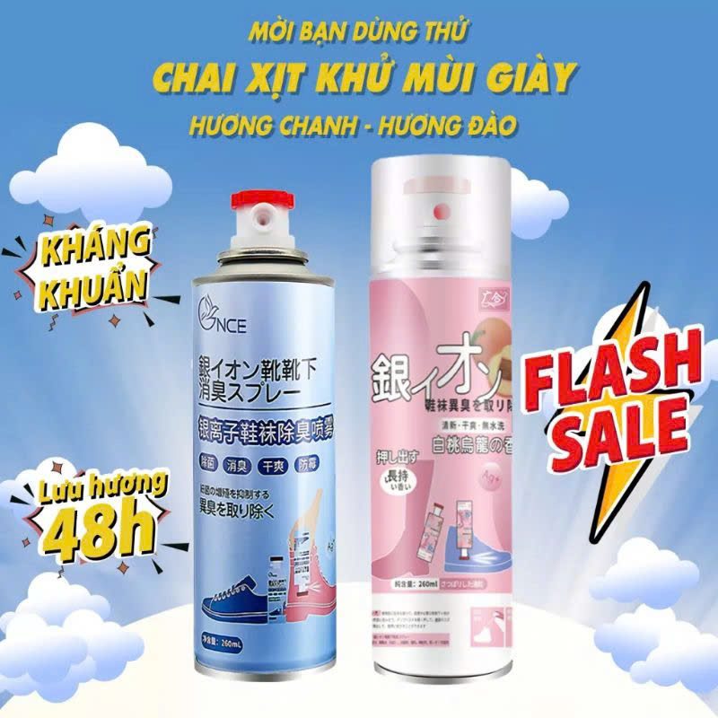 CHAI XỊT KHỬ MÙI GIÀY DÉP HƯƠNG ĐÀO 250ML 2 CHAI XỊT KHỬ MÙI GIÀY DÉP HƯƠNG ĐÀO 250ML - Ảnh 2
