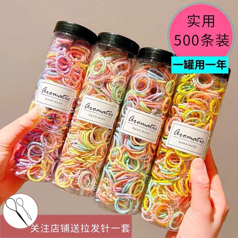 ỐNG 100 DÂY THUN CỘT TÓC XOẮN ĐA SẮC