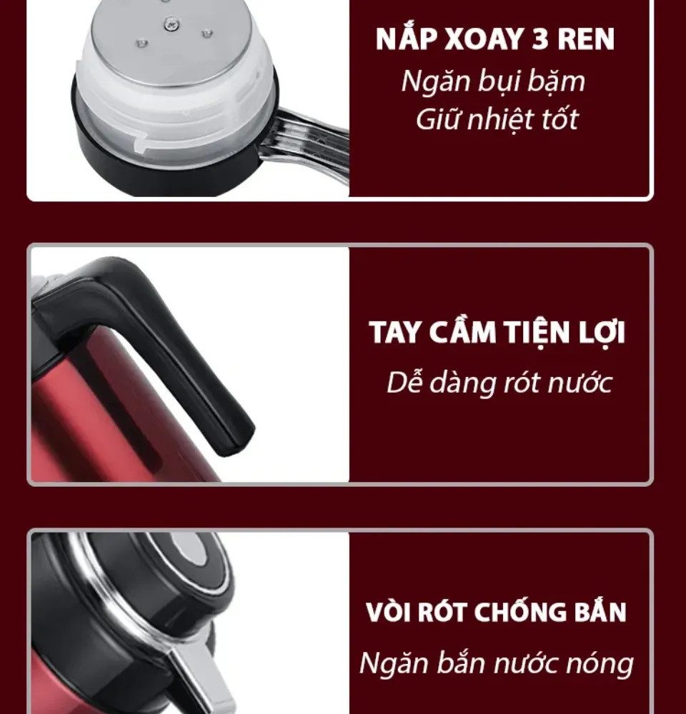 ẤM ĐUN SIÊU TỐC KIÊM BÌNH GIỮ NHIỆT CUCKOO ST-30 2 ẤM ĐUN SIÊU TỐC KIÊM BÌNH GIỮ NHIỆT CUCKOO ST-30 - Ảnh 2