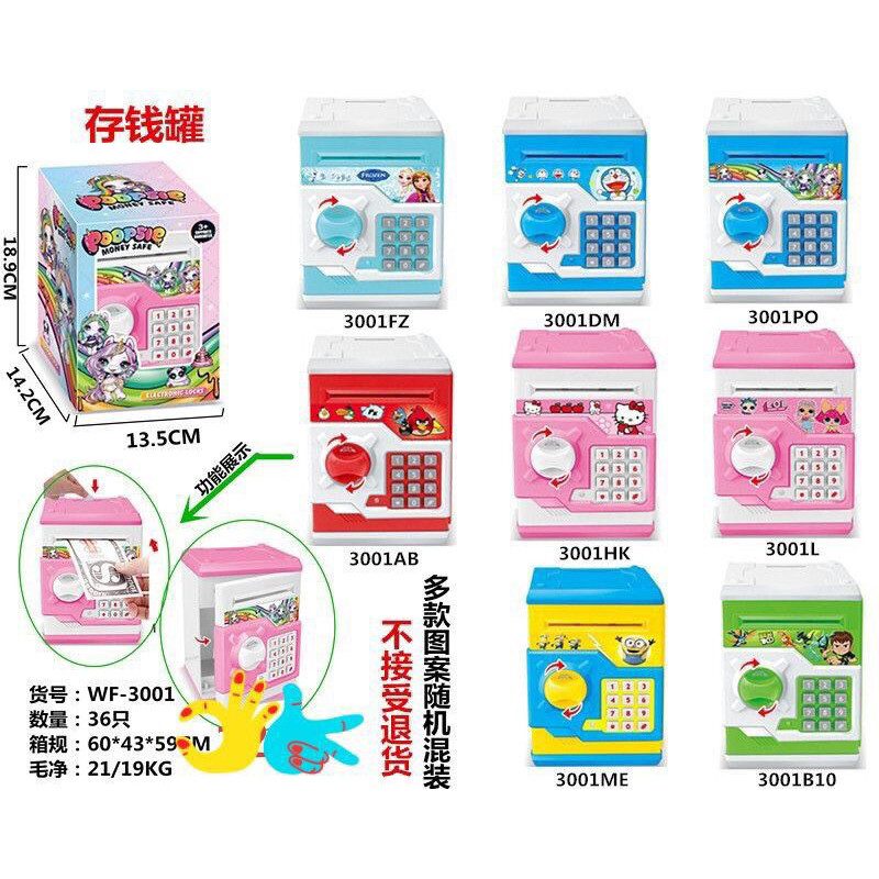 KÉT MINI MỞ KHÓA MẬT MÃ CHO BÉ (LOẠI LỚN)