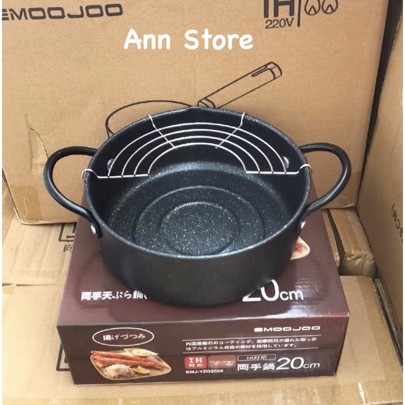 NỒI CHIÊN LỌC DẦU NHẬT BẢN 20CM 3 NỒI CHIÊN LỌC DẦU NHẬT BẢN 20CM - Ảnh 3