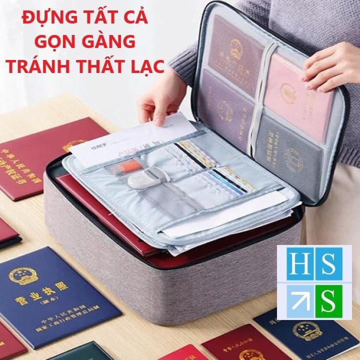 TÚI ĐỰNG HỒ SƠ, HỘ CHIẾU CÁ NHÂN NHIỀU NGĂN 3 TÚI ĐỰNG HỒ SƠ, HỘ CHIẾU CÁ NHÂN NHIỀU NGĂN - Ảnh 3