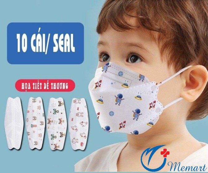KHẨU TRANG KF94 EM BÉ (10c/set)