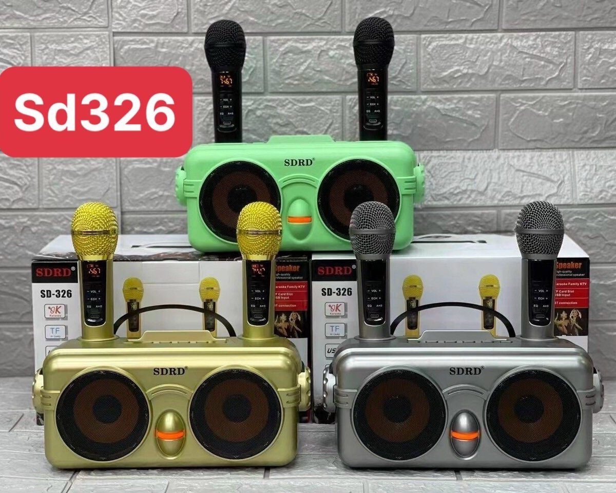 LOA BLUETOOTH SDRD 326 (2 MIC)