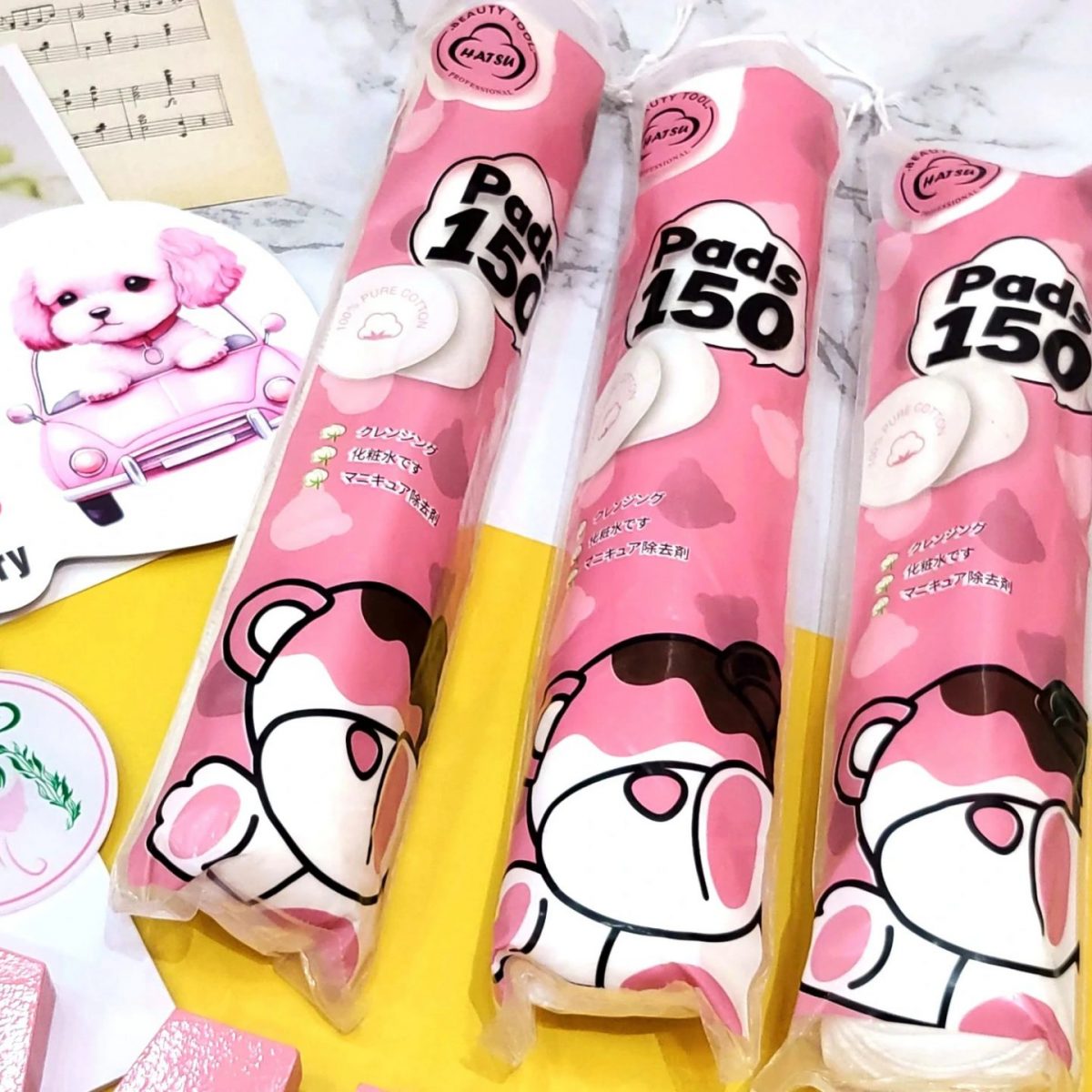 BÔNG TÂY TRANG TRÒN HUNFSOW 150PCS