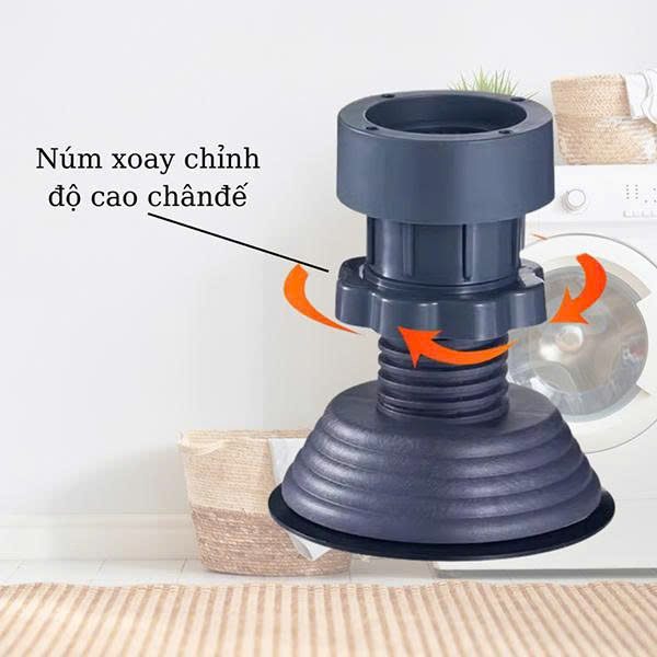 BỘ 4 CHÂN CHỐNG RUNG MÁY GIẶT CÓ TĂNG GIẢM