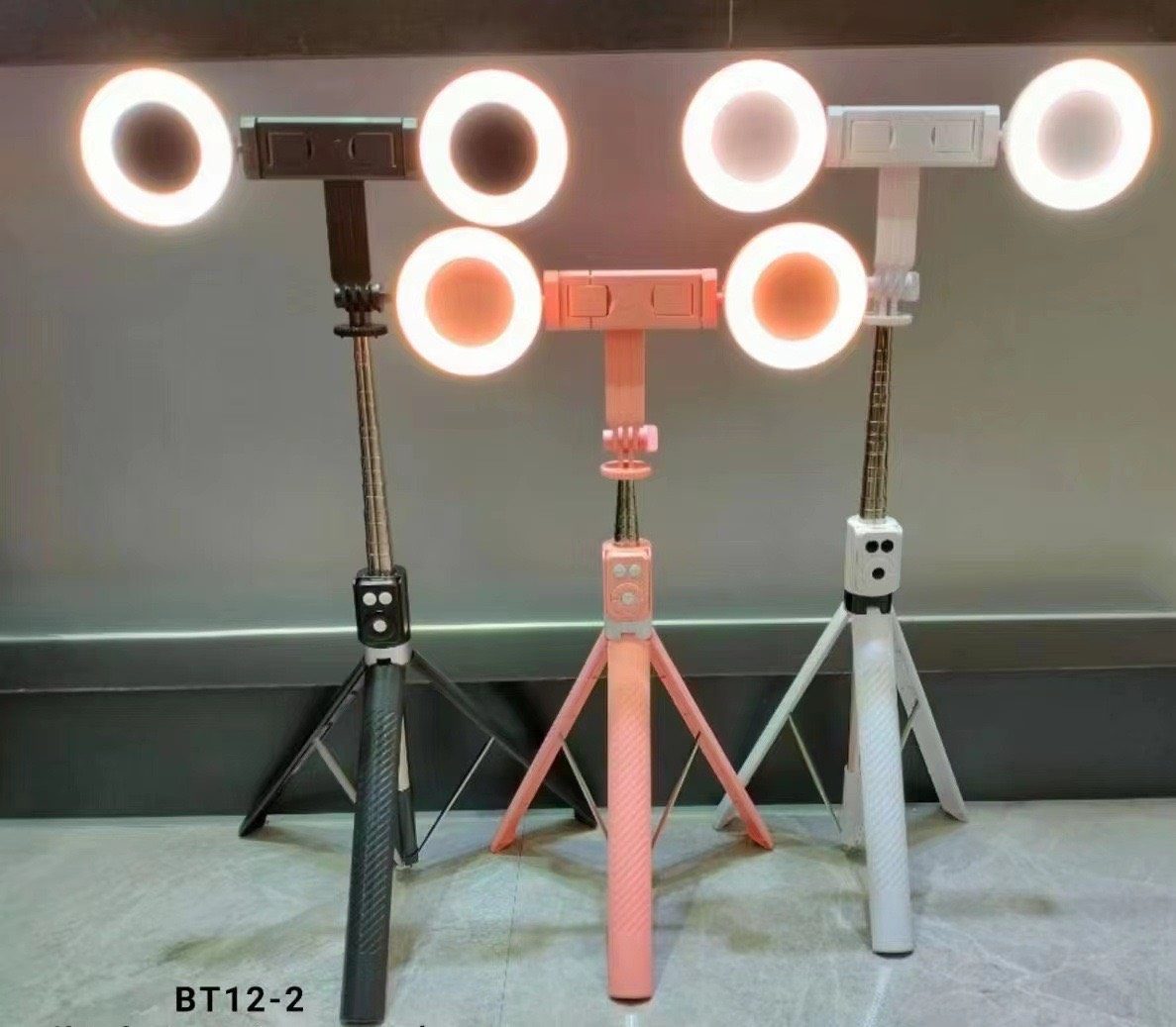 CÂY CHỤP HÌNH T17 KỀM 2 ĐÈN TRỢ SÁNG 3 MÀU