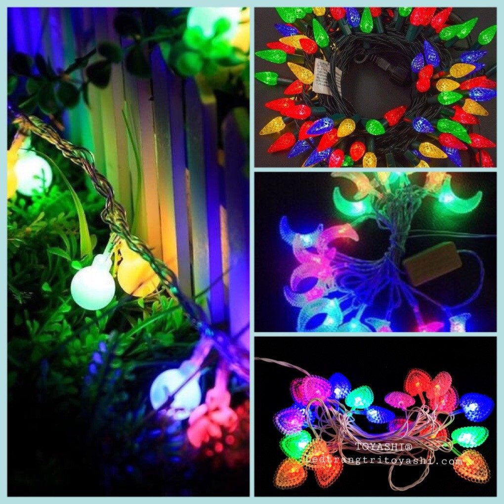 DÂY ĐÈN CHỚP TRANG TRÍ 7 MÀU (sl 10, giá 13k) 3 DÂY ĐÈN CHỚP TRANG TRÍ 7 MÀU (sl 10, giá 13k) - Ảnh 3