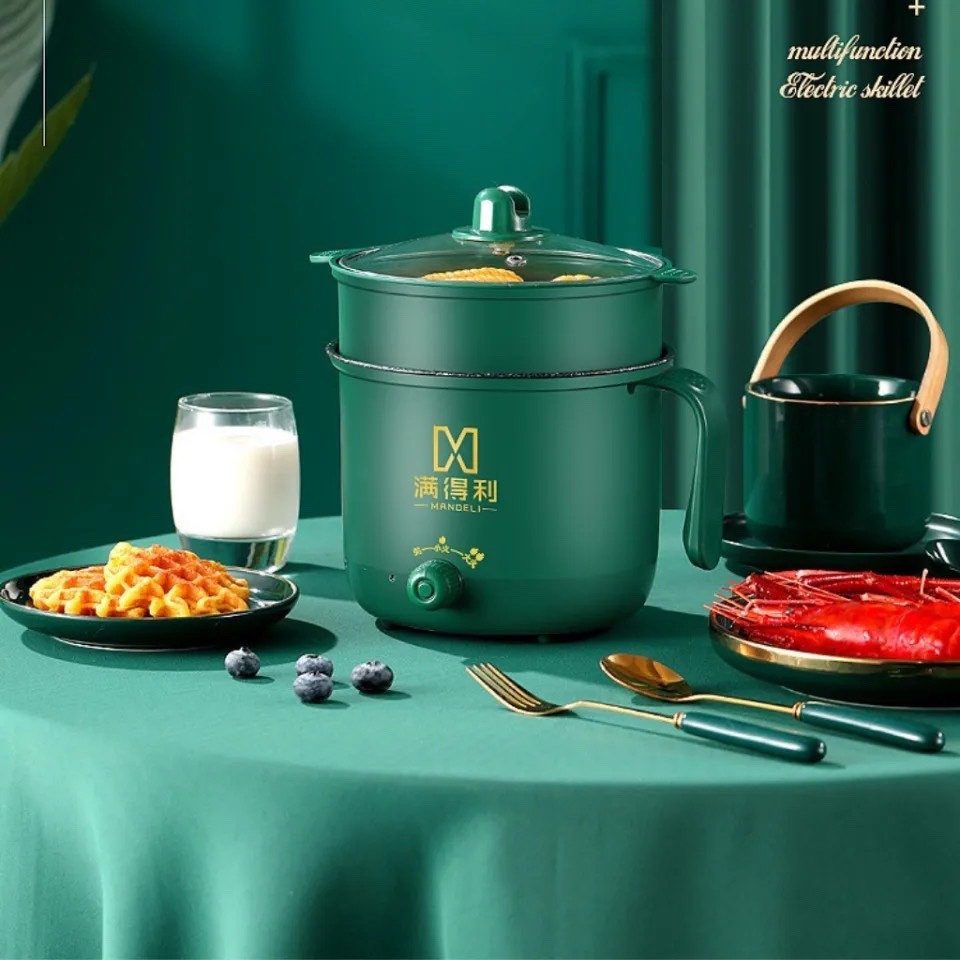 CA NẤU MỲ 18CM HẤP NHỰA XANH  (1.8L)