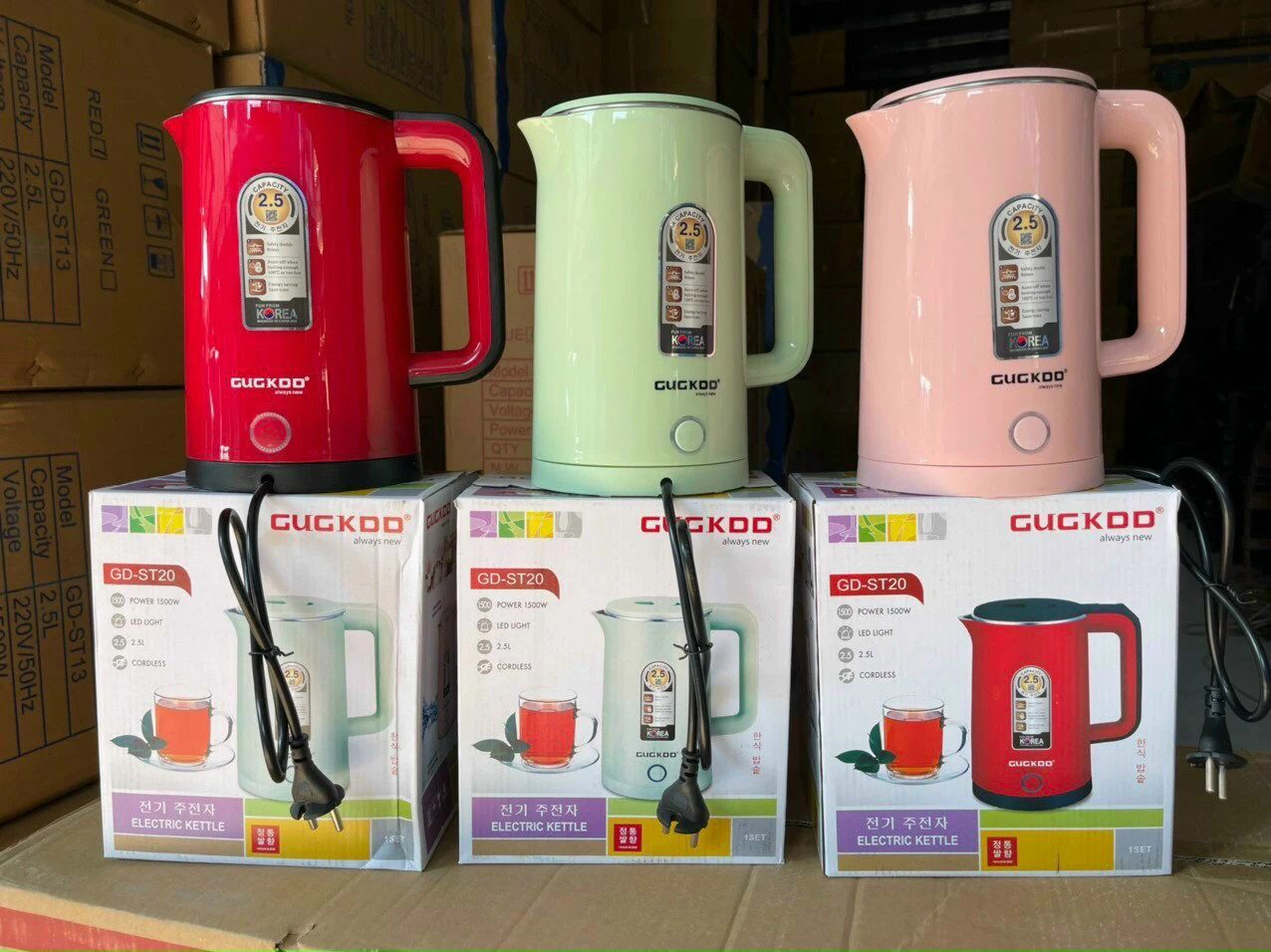 ẤM ĐUN NƯỚC SIÊU TỐC CUCKOO 2.5LIT (ST-19/ST-20) 2 ẤM ĐUN NƯỚC SIÊU TỐC CUCKOO 2.5LIT (ST-19/ST-20) - Ảnh 2