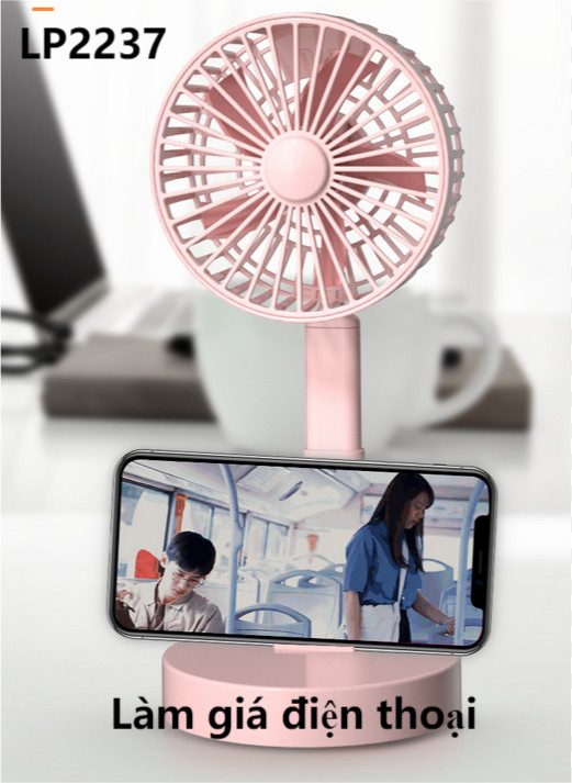 QUẠT SẠC ĐỂ BÀN GẤP GỌN K12 3 CHẾ ĐỘ 2 QUẠT SẠC ĐỂ BÀN GẤP GỌN K12 3 CHẾ ĐỘ - Ảnh 2