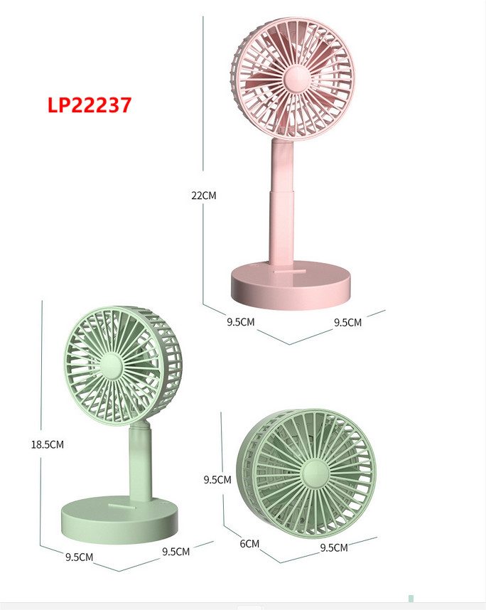 QUẠT SẠC ĐỂ BÀN GẤP GỌN K12 3 CHẾ ĐỘ