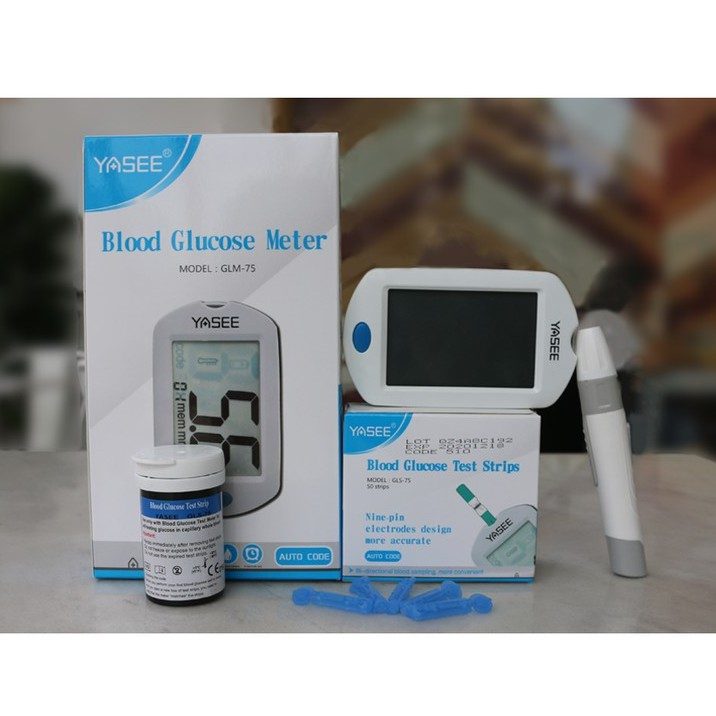 MÁY ĐO ĐƯỜNG HUYẾT YASEE TẶNG QUE THỬ