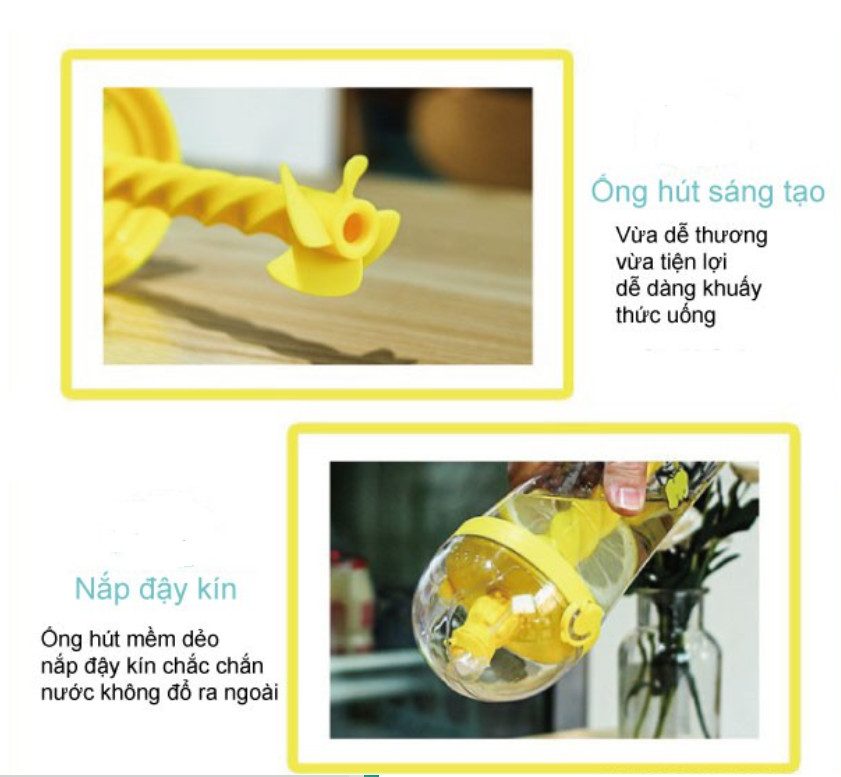 LY UỐNG NƯỚC HÌNH THÚ CÓ ỐNG HÚT XOẮN 500ML 2 LY UỐNG NƯỚC HÌNH THÚ CÓ ỐNG HÚT XOẮN 500ML - Ảnh 2