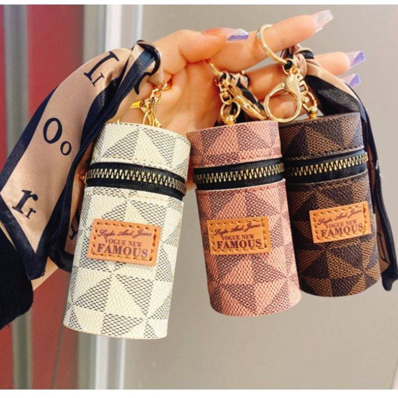 MÓC KHÓA TÚI ĐỰNG SON MINI 2 MÓC KHÓA TÚI ĐỰNG SON MINI - Ảnh 2