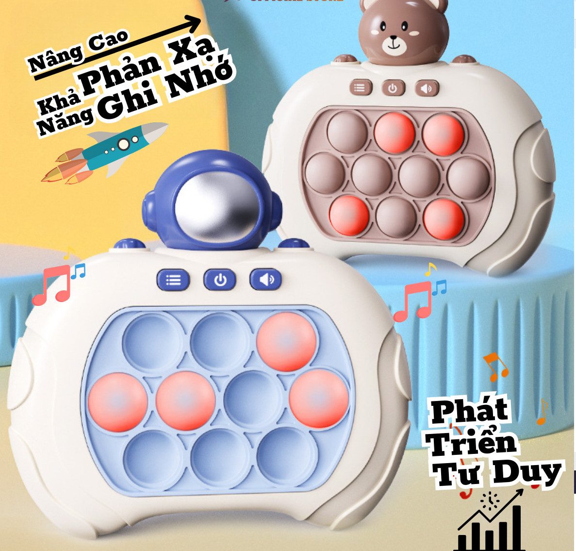 MÁY CHƠI GAME POP IT VUI NHỘN 2 MÁY CHƠI GAME POP IT VUI NHỘN - Ảnh 2