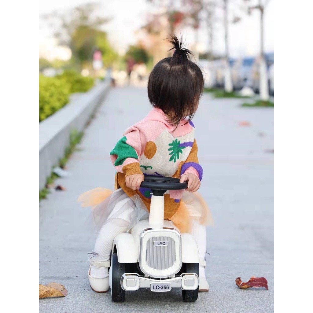 XE Ô TÔ CHỒI CHÂN CHO BÉ CÓ ĐÈN & NHẠC