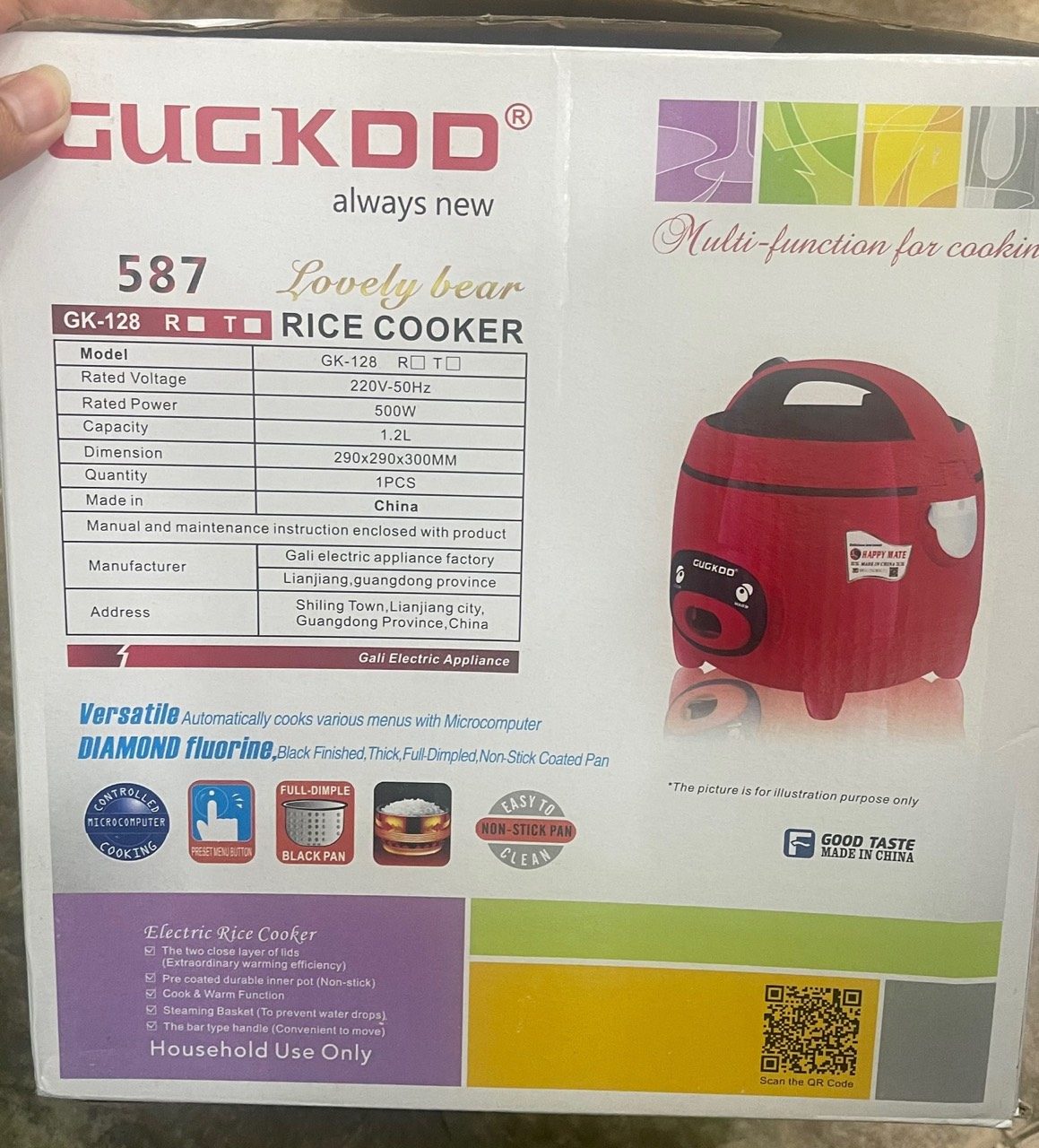 NỒI CƠM ĐIỆN CUCKOO 1.2L NẮP DÍNH 3 NỒI CƠM ĐIỆN CUCKOO 1.2L NẮP DÍNH - Ảnh 3