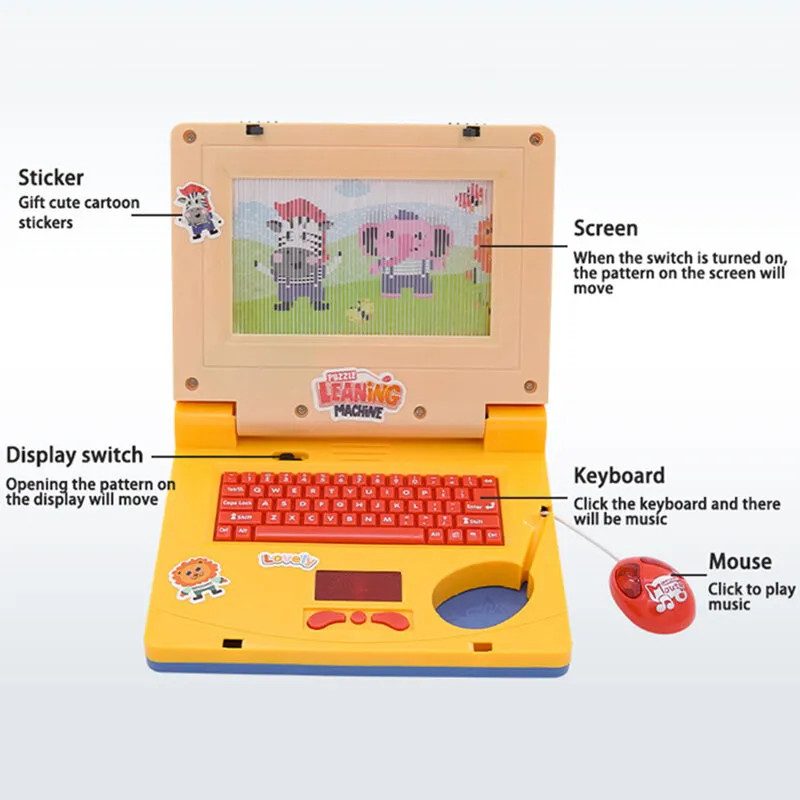 ĐỒ CHƠI LAPTOP ĐIỆN TỬ CHO BÉ