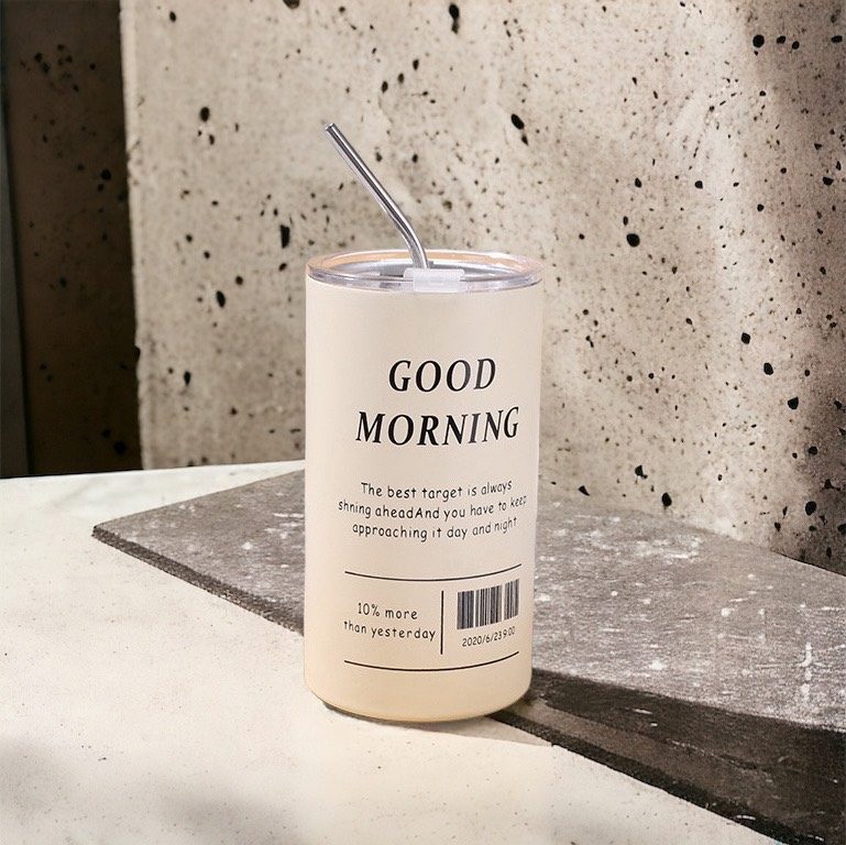 CỐC GIỮ NHIỆT 304 KÈM ỐNG HÚT 600ML