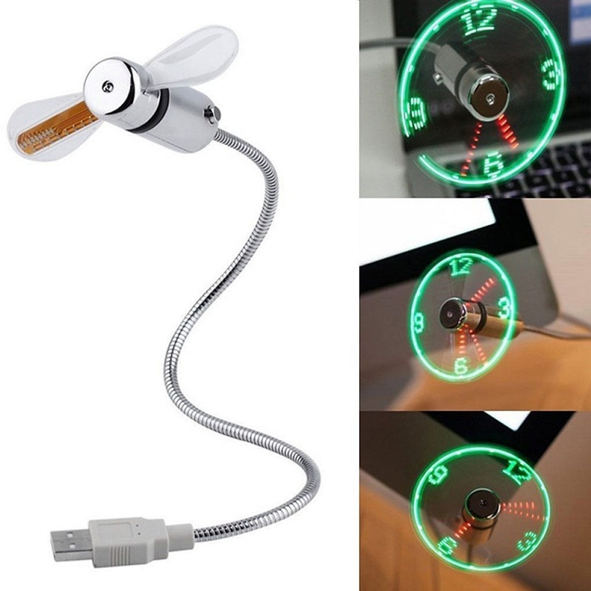 QUẠT USB MINI CHẠY LED CỰC ĐẸP