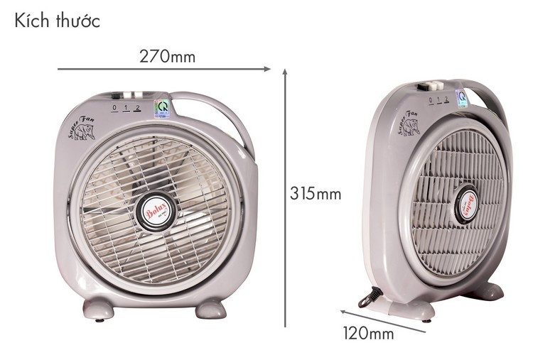 QUẠT HỘP ĐỂ BÀN 11 INCH H200-B2