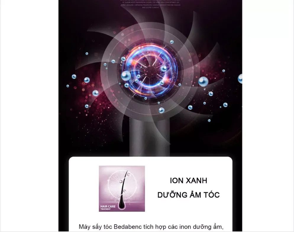 SẤY TÓC ION PHILIP GẤP GỌN