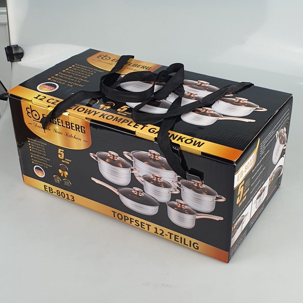 BỘ NỒI ĐỨC 12 CHI TIẾT KAISAVILA EB-0813