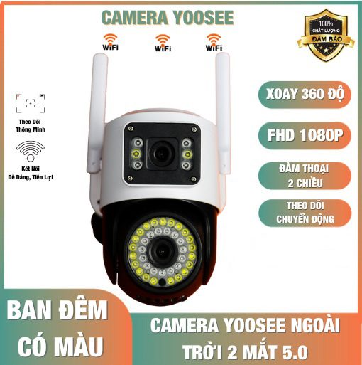 CAMERA YOOSSE 2 MẮT HÌNH ẢNH 4K
