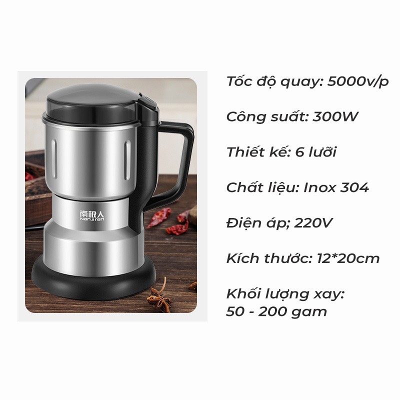 MÁY XAY NGỦ CỐC - HẠT KHÔ - GIA VỊ FOOD GRINDER