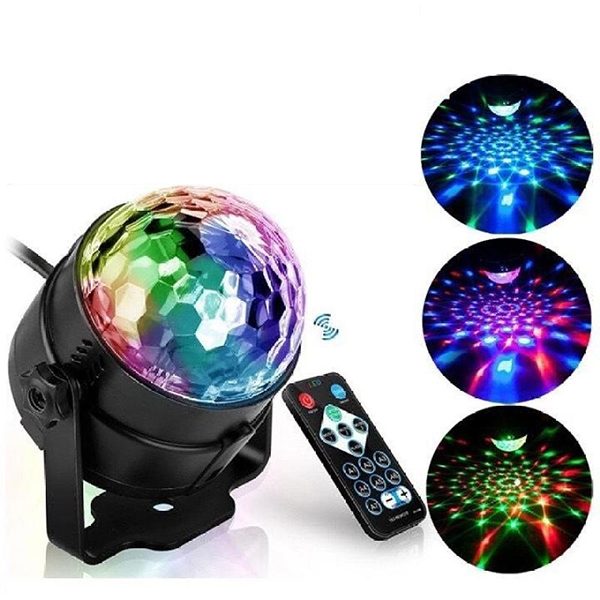 ĐÈN LED 7 MÀU PARTY LIGHT NGUÔN 220V