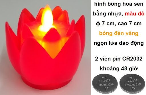 NẾN SEN ĐIỆN TỬ 7CM