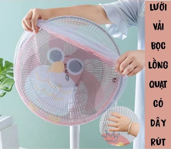 LƯỚI BỌC QUẠT AN TOÀN CHO BÉ