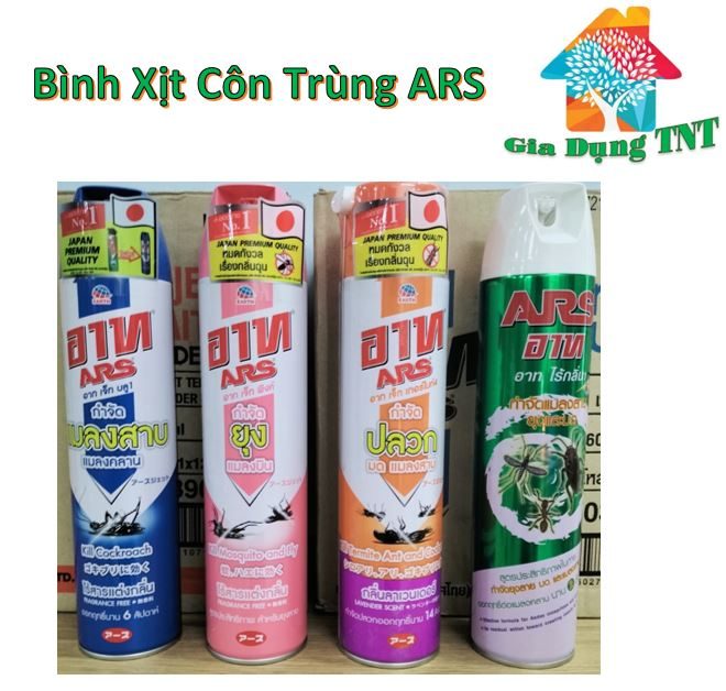 CHAI XỊT CÔN TRÙNG THÁI LAN ARS 600ML 2 CHAI XỊT CÔN TRÙNG THÁI LAN ARS 600ML - Ảnh 2