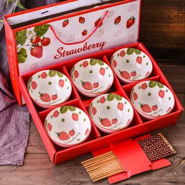 BỘ 6 CHÉN ĐŨA HOA VĂN