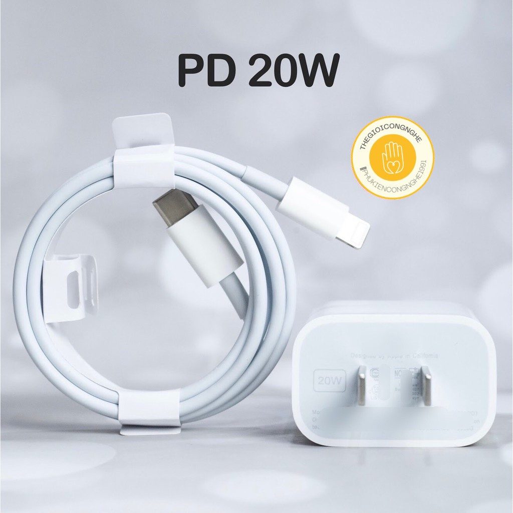 COM BO BỘ SẠC + CÁP ZIN IPHONE 12 PROMAX