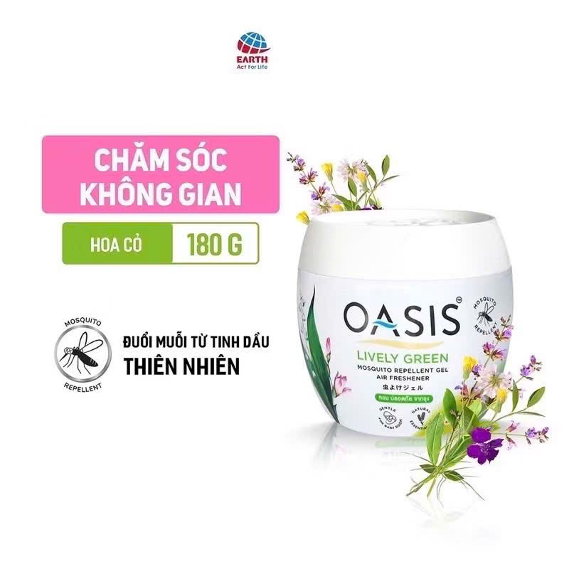 SÁP THƠM CHỐNG MUỖI THÁI LAN OASIS 180G 4 SÁP THƠM CHỐNG MUỖI THÁI LAN OASIS 180G - Ảnh 4