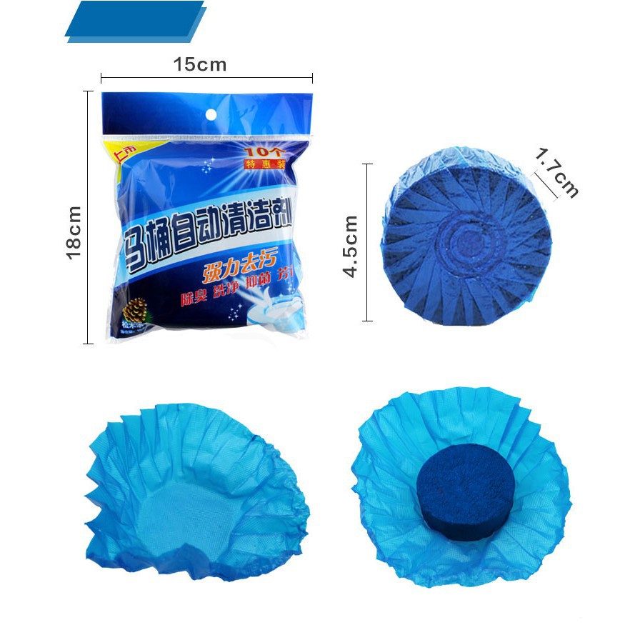 VIÊN TẨY TOILET ĐA NĂNG (10VIÊN/ BỊCH) 3 VIÊN TẨY TOILET ĐA NĂNG (10VIÊN/ BỊCH) - Ảnh 3