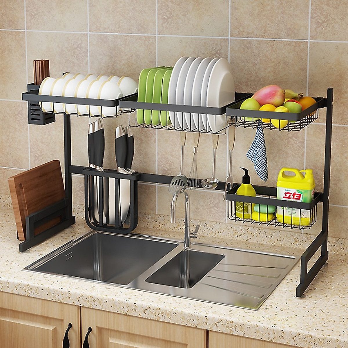 KỆ ÚP CHÉN BÁC 2 TẦNG ĐA NĂNG (95CM)