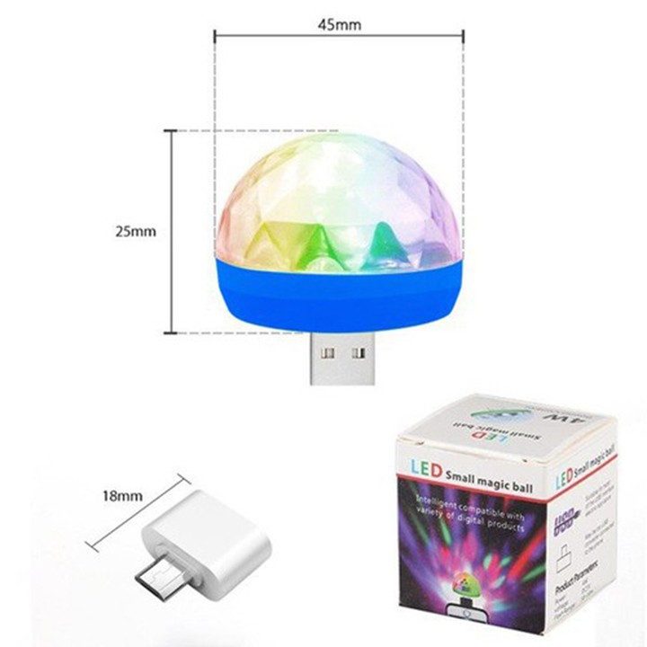 ĐÈN LED USB 7 MÀU NGUỒN USB 3 ĐÈN LED USB 7 MÀU NGUỒN USB - Ảnh 3