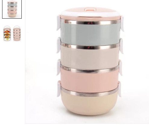 HỘP CƠM GIỮ NHIỆT 4 TẦNG LÚA MẠCH