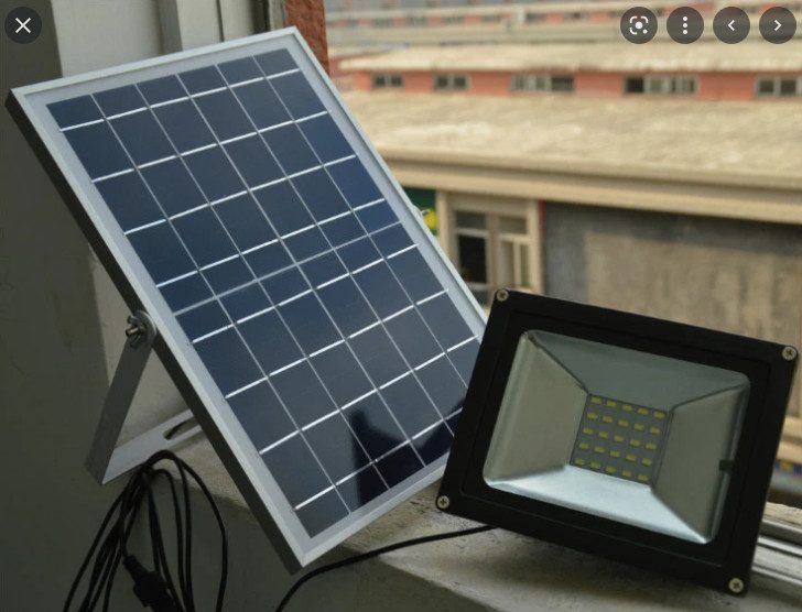 ĐÈN LED NLMT 20W TẤM PIN RỜI