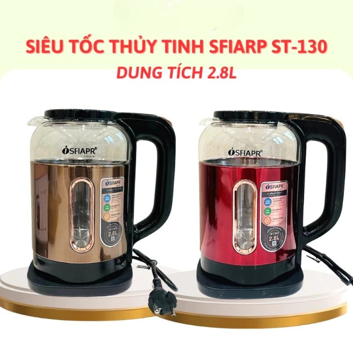 ẤM ĐUN NƯỚC SIÊU TỐC SFIAPR ST-130 (2.8L) 3 ẤM ĐUN NƯỚC SIÊU TỐC SFIAPR ST-130 (2.8L) - Ảnh 3